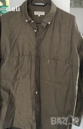 VERSACE/ Ives Saint Laurent Slim Original Size XL 100% Памук , снимка 8 - Ризи - 49736163