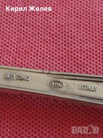 Три стари цинкови вилици красива орнаментика с печат ITALY за КОЛЕКЦИОНЕРИ 42143, снимка 7 - Други ценни предмети - 43848533