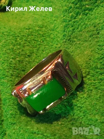 АРИСТОКРАТИЧЕН РЕТРО ПРЪСТЕН от БЛАГОРОДНА НЕРЪЖДАЕМА СТОМАНА МАЙСТОРСКА ИЗРАБОТКА с КАТАЛИН 44384, снимка 13 - Антикварни и старинни предмети - 47163521