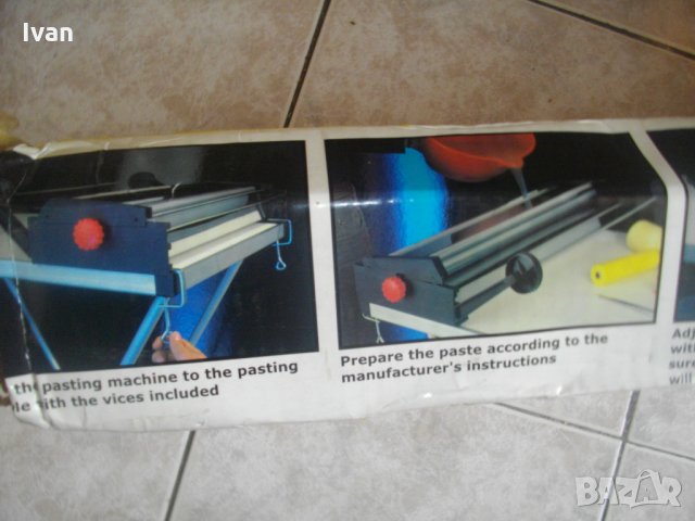 ЗА ЧАСТИ-ЗА РЕМОНТ-55 СМ-Нова Немска Машина За Залепяне на Тапети, снимка 6 - Други инструменти - 33194566