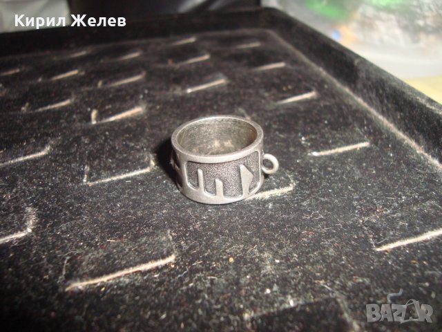 АРТ-ОРНАМЕНТИРАН БРОНЗОВ ПРЪСТЕН ОКСИДИРАН 21095, снимка 3 - Пръстени - 32659736