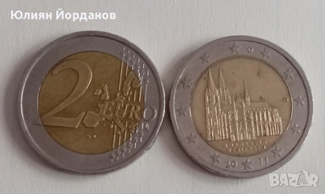 2 Евро монета от 2011