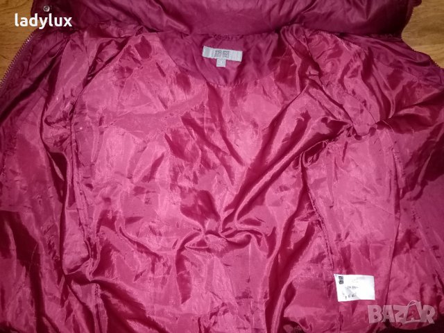 UNI QLO, с Гъши Пух, Оригинално Яке с Качулка. Код 1432, снимка 6 - Якета - 35213197