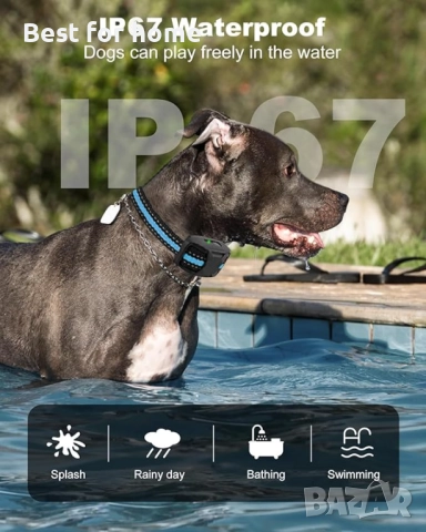 Нашийник за обучение на кучета с дистанционен обхват от TYVIFKE, снимка 4 - За кучета - 52402981