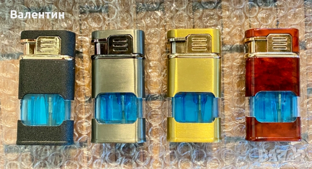 Подарък. Сувенир. Газова ветроустойчива запалка с часовник, снимка 5 - Запалки - 51089144