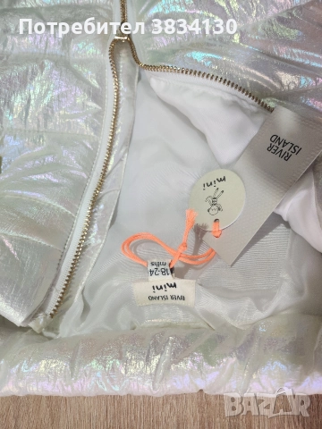 Бебешко зимно яке "RIVER ISLAND- mini", снимка 3 - Бебешки якета и елеци - 52662067