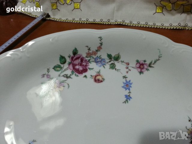 Стар полски порцелан плато , снимка 3 - Антикварни и старинни предмети - 43453234