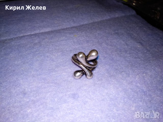 СТАР СРЕБЪРЕН ГОТИК АРТ ПРЪСТЕН - ПАНДЕЛКА ВИСОКА ПРОБА ЛАКИРАНО СРЕБРО 36143, снимка 12 - Антикварни и старинни предмети - 39460978