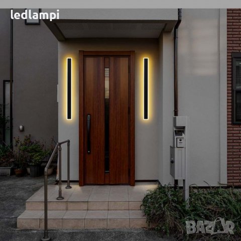 LED Аплик 17W Черен IP65, снимка 6 - Лампи за стена - 40194328