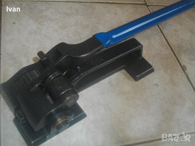 Ръчен Чембер За Метални Ленти 18-25мм-Индустриален Промишлен-Made in USA-MIP 1300-Почти Нов-Отличен, снимка 6 - Други инструменти - 43426019