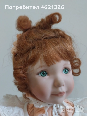 Колекционерска порцеланова кукла Праскови и крем Ashton Drake нова, снимка 6 - Декорация за дома - 52044064