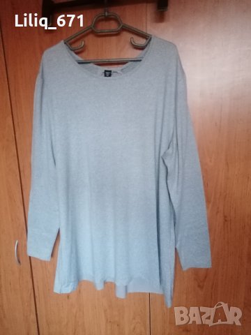 Сива блуза 3хл , снимка 3 - Блузи с дълъг ръкав и пуловери - 39895233