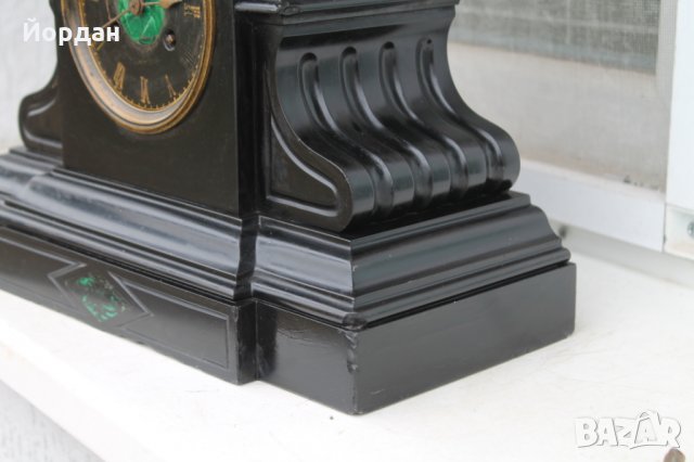 Каминен френски мраморен часовник , снимка 5 - Антикварни и старинни предмети - 35631412