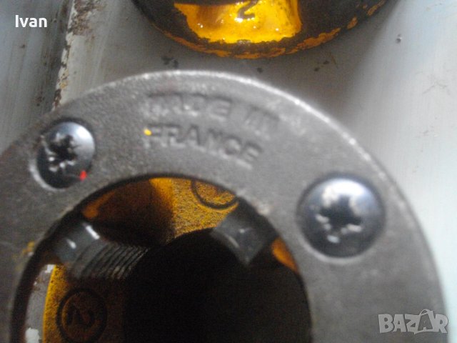 VIRAX Type 62-Made in FRANCE-Винторезка/Винтонарезка/Плашка-Резби Тръби-Куфар/Рамо/Глави-1-1 1/4 Цол, снимка 10 - Други инструменти - 37570280