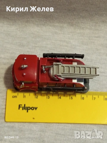 Метална количка ПОЖАРНА много красива перфектно състояние за КОЛЕКЦИОНЕРИ 31125, снимка 5 - Колекции - 53570942