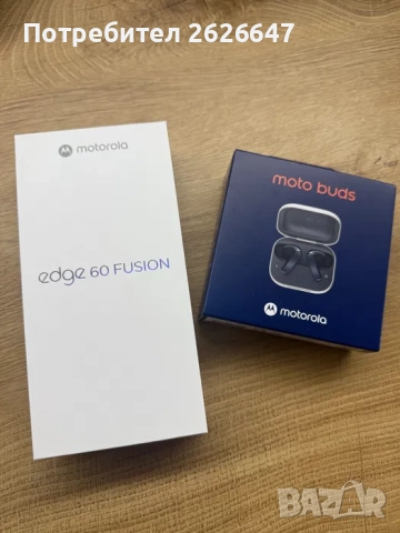 Motorola Edge 60 Fusuion + Moto buds НОВИ