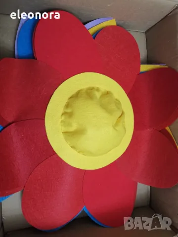 Шапки на цветя от филц-47 см. , снимка 17 - Шапки - 44422822