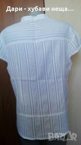Памучна бяла риза, с красиви копчета💞👕🍀M/L,L💞👕🍀арт.2071, снимка 4 - Ризи - 33626239