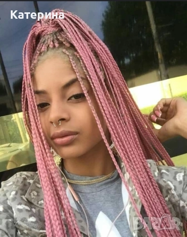 Плитки с видлон и канекалон, снимка 3 - Фризьорски услуги - 51750554