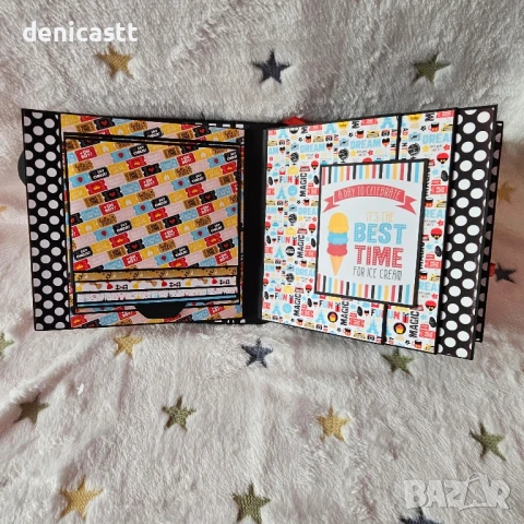 Ръчно изработен албум Мики Маус , снимка 7 - Декорация за дома - 51300641