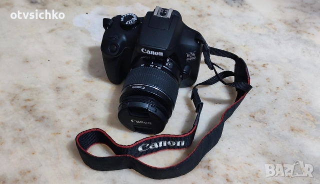 Фотоапарат Canon EOS 4000D, снимка 7 - Фотоапарати - 53064527