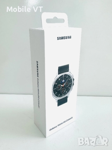 НОВ! Samsung Watch 8 Classic 46mm Black LTE L505 2г.Гаранция!, снимка 1