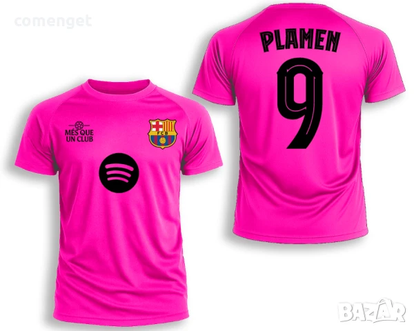 DRI-FIT! Детски и Мъжки тениски BARCELONA YAMAL / БАРСЕЛОНА С ИМЕ И НОМЕР ПО ИЗБОР, 6 цвята!, снимка 2 - Тениски - 32799868