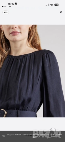 Дамска рокля с колан, снимка 3 - Рокли - 53284358