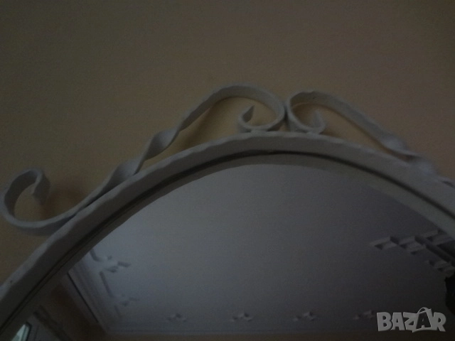 Винтидж огледало с метална рамка, снимка 5 - Огледала - 52577445
