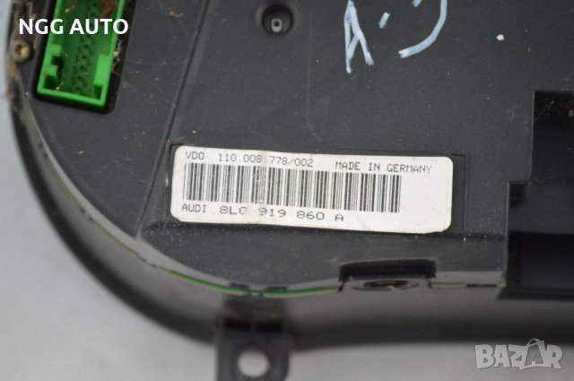 Табло Километраж за Audi A3 1.6, VDO 110.008.778/002, 8L0 919 860 A, 8L0919860A, Ауди А3, бензин, снимка 3 - Части - 39888992
