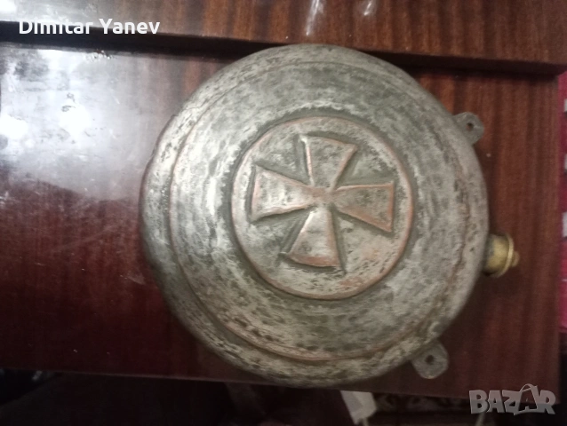 медна манерка, снимка 3 - Антикварни и старинни предмети - 53105449