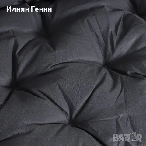 Outsunny възглавница за 2-местна пейка,  100 x 98 x 8 см, възглавница за седалка с връзки, снимка 2 - Възглавници - 50406302