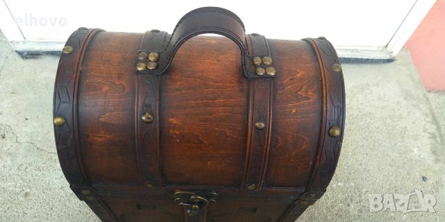 Дървена кутия за вино, снимка 5 - Други ценни предмети - 43362986