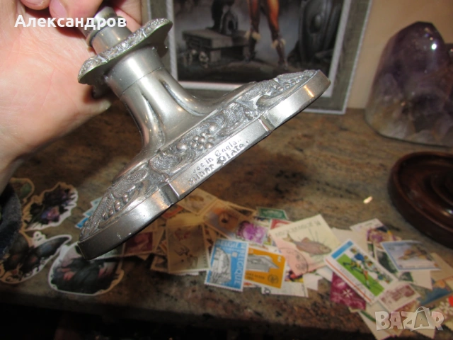 2 свещника и марки, снимка 5 - Други ценни предмети - 53496666