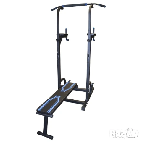 Комбинирана лежанка и стойка с лост, многофункционален уред, снимка 2 - Фитнес уреди - 50889240
