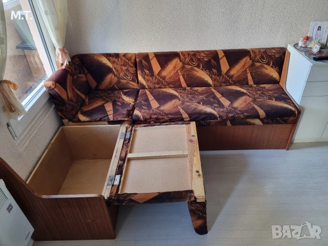 Диван с ракла и функция сън, снимка 2 - Дивани и мека мебел - 53086373