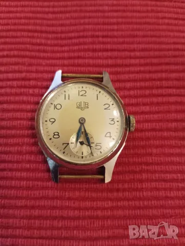 Стар механичен мъжки часовник GUB, Германия. 