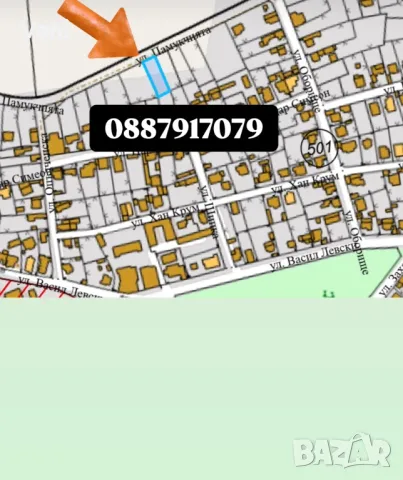 Имот за строителство в гр.Каблешково, снимка 3 - Парцели - 49641499