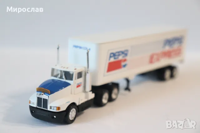 HERPA H0 1/87 KENWOOD USA КАМИОН ТИР PEPSI МОДЕЛ КОЛИЧКА, снимка 3 - Колекции - 49963327