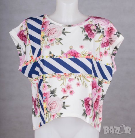 Дамска блуза с принт марка Mr. Gugu & Miss Go, снимка 1 - Тениски - 37602626