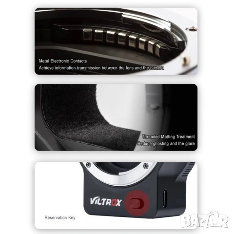 Viltrox NF-Z Адаптер Nikon F към Nikon Z, снимка 3 - Обективи и филтри - 52456605