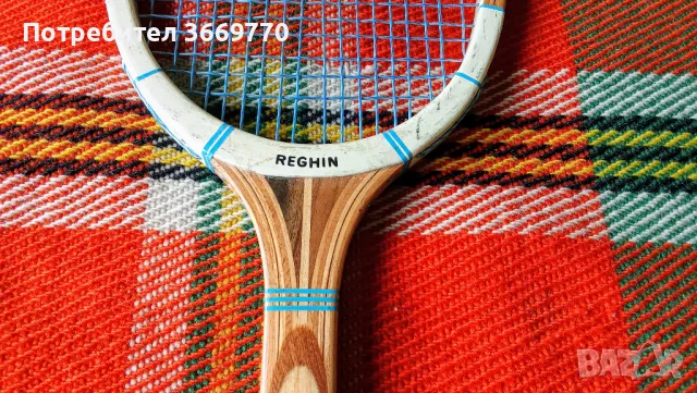 Винтидж тенис ракета Reghin, снимка 4 - Тенис - 49890314