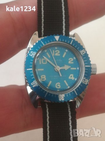 Ruhla wasserdicht. Germany. Дамски часовник. Амфибия. Водолазен. Механичен. Гмуркане. Vintage watch, снимка 17 - Дамски - 39998494