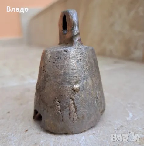 Стара хлопка, чан, звънче, снимка 1
