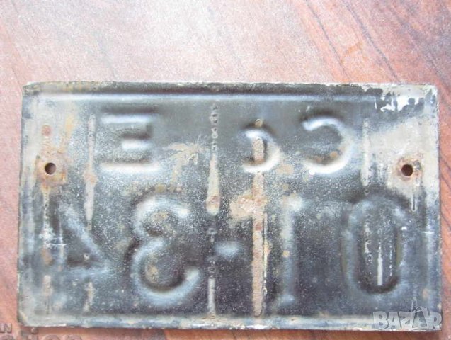 2 бр стара метална табела регистрационен номер ТХ. СС, 2 ралични табели, снимка 4 - Други ценни предмети - 28966195