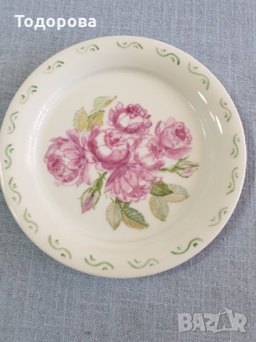 Ръчнорисувана порцеланова чинийка-forstenberg west germany