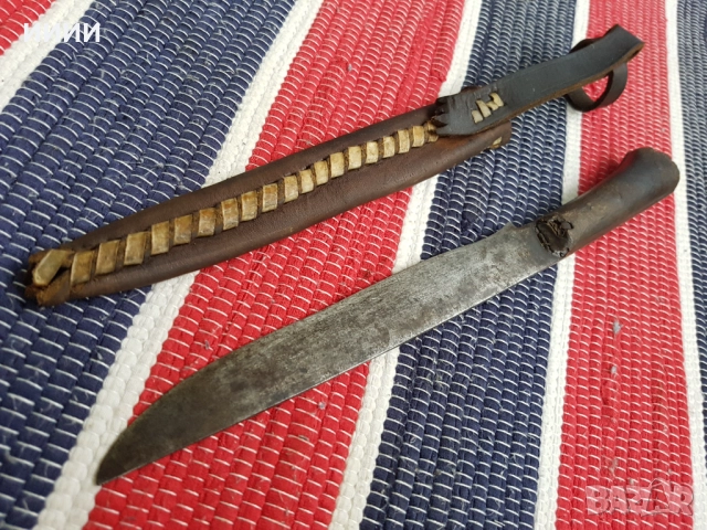 Овчарски нож кама , снимка 3 - Антикварни и старинни предмети - 52585576