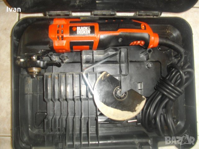 250 Вата-Black Decker MT250-Реноватор-Мулти Инструмент-Отличен-Блек Декер, снимка 9 - Други инструменти - 33194496