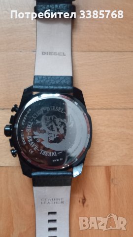DIESEL оригинален часовник с верижка от естествена кожа в много добро състояние 