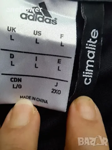 Спортна блуза Adidas L, снимка 9 - Спортни дрехи, екипи - 50232732